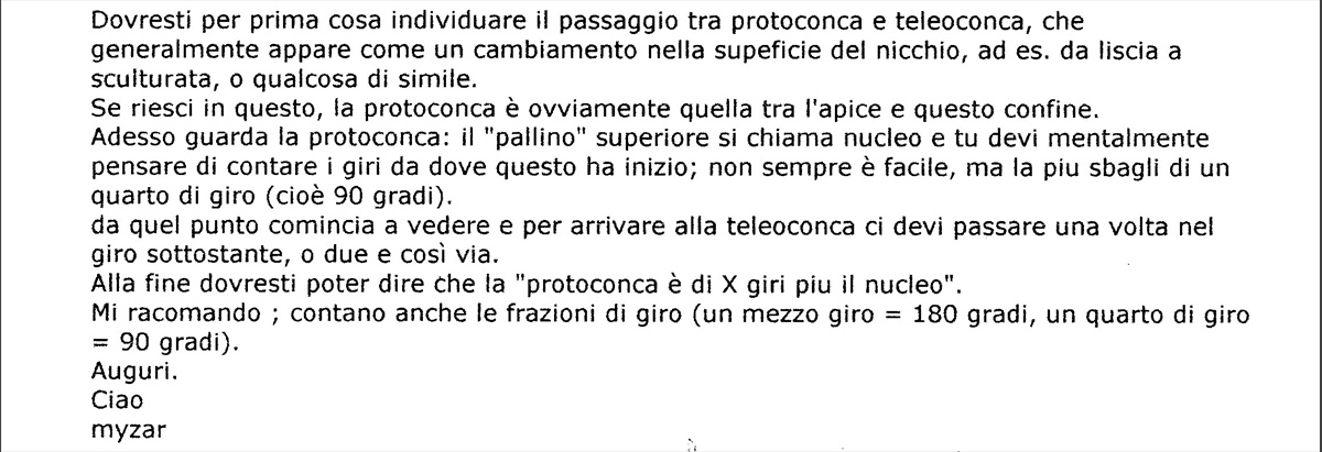 Glossarietto malacologico... Chi vuole rispondere?